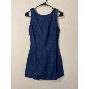 Rhythm. Dark Blue Denim Mini Dress